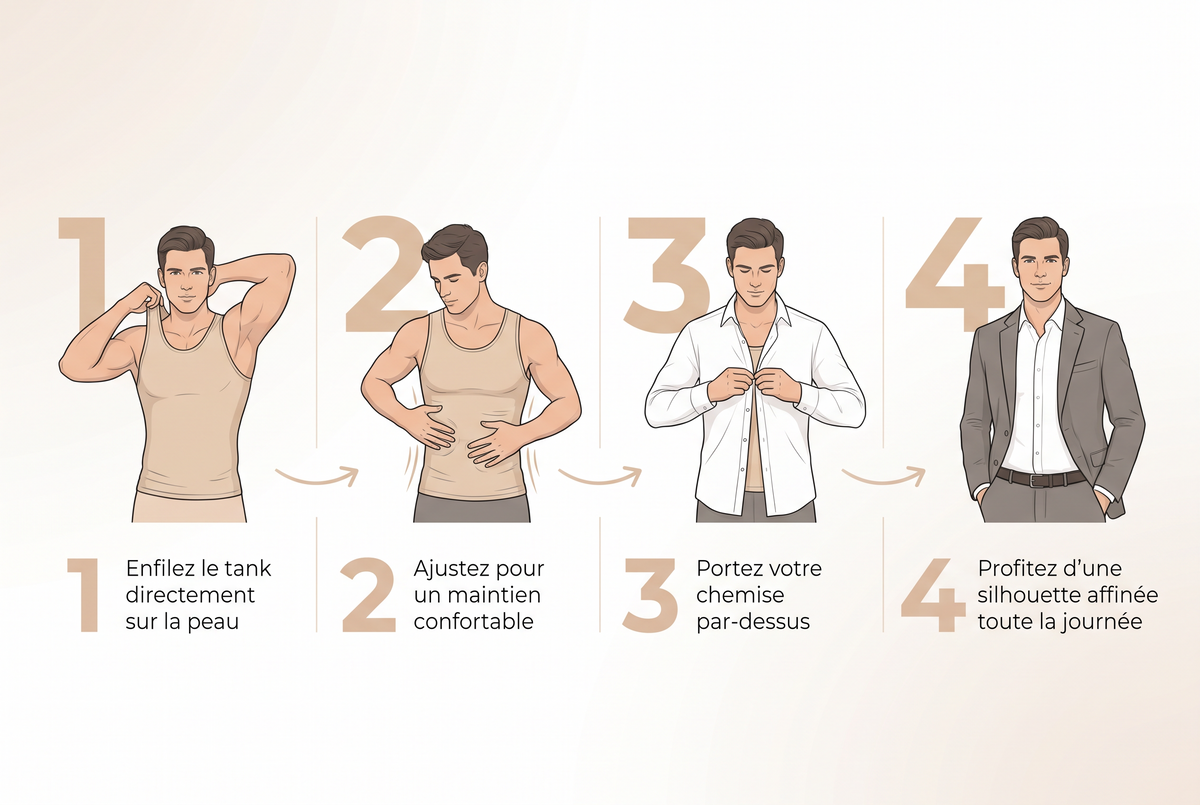 Tank de compression homme